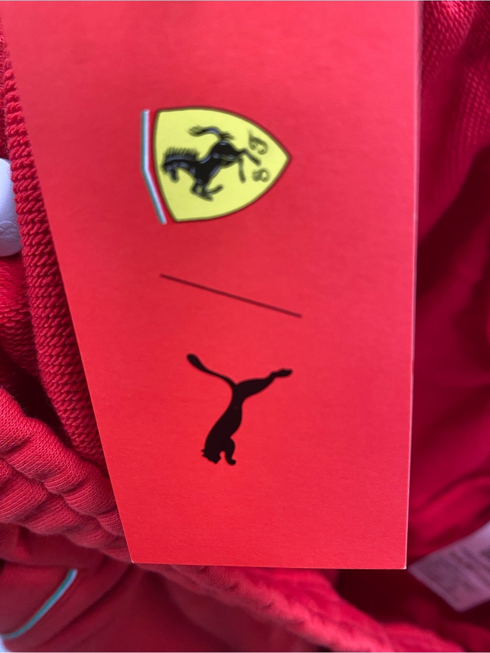 [630184-02] Mens Puma FERRARI RACE SWEATSHORTS new - Picture 2 of 4